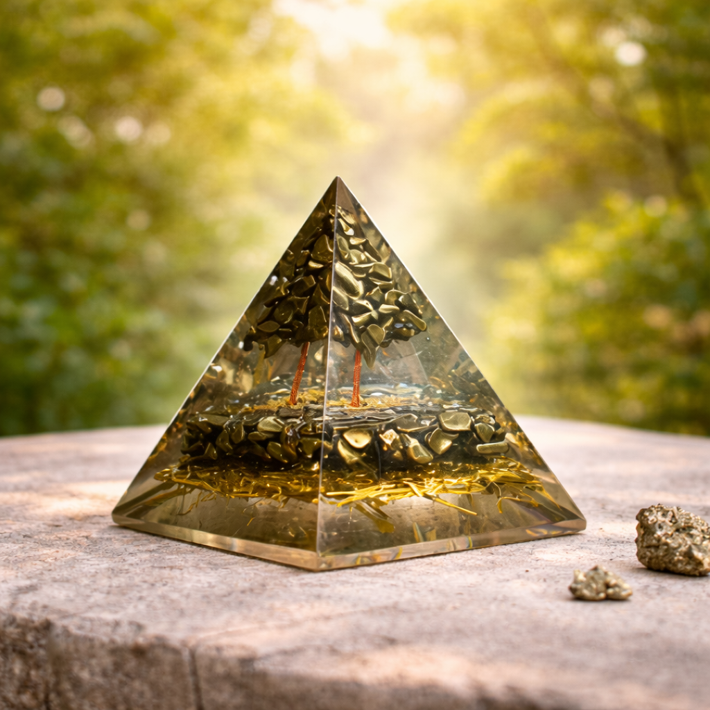 Pyrite Money Magnet Pyramid