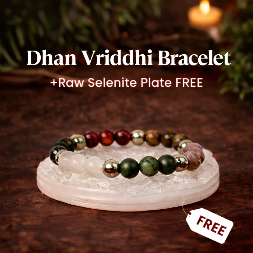 Dhan Vriddhi with FREE Raw Selenite Plate