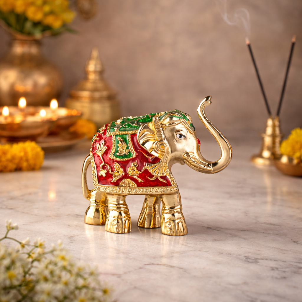 Airavat Dhan-Vridhi Elephant Idol