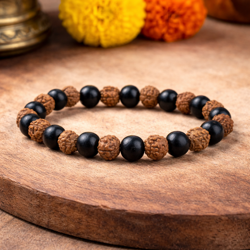 Divya Rudraksha Karungali Bracelet 8mm