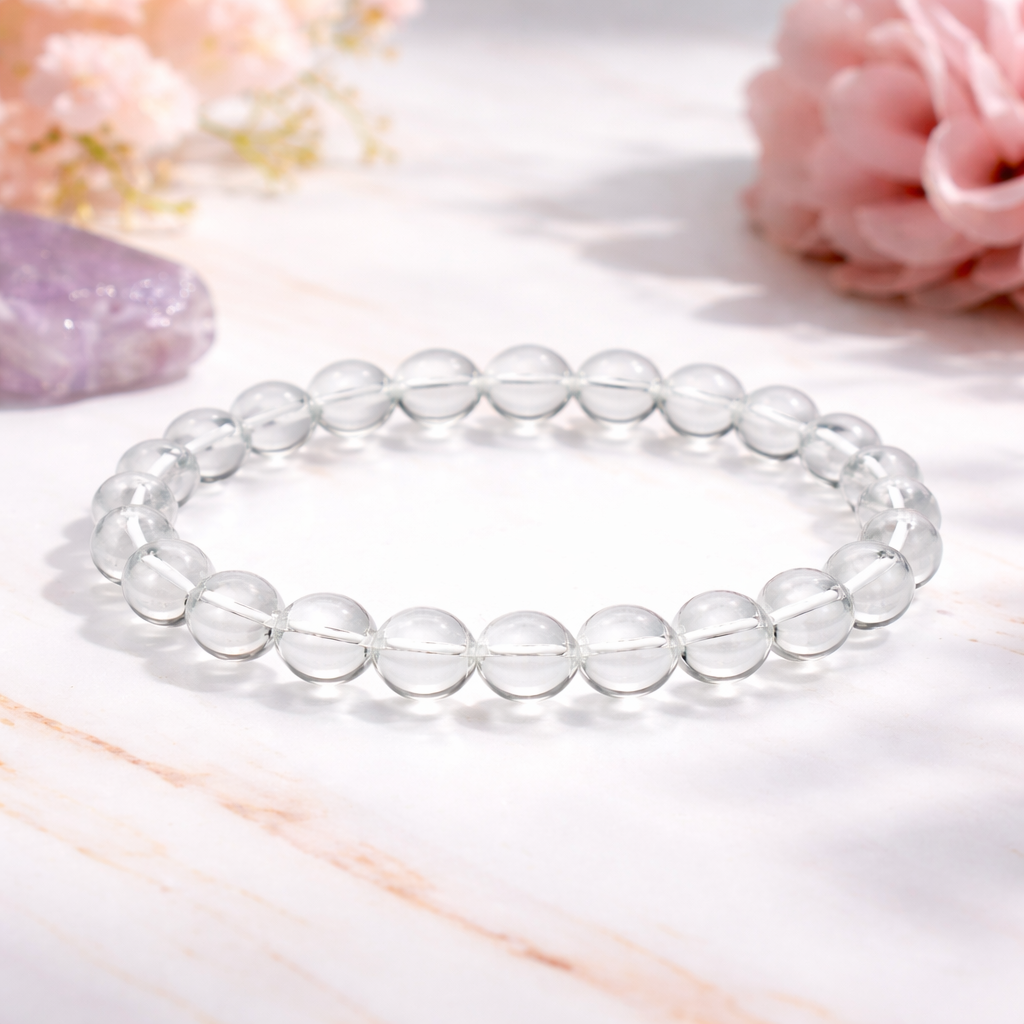 Clear Quartz Bracelet - Energized by Astrologers AAA+ Original Quality Assured