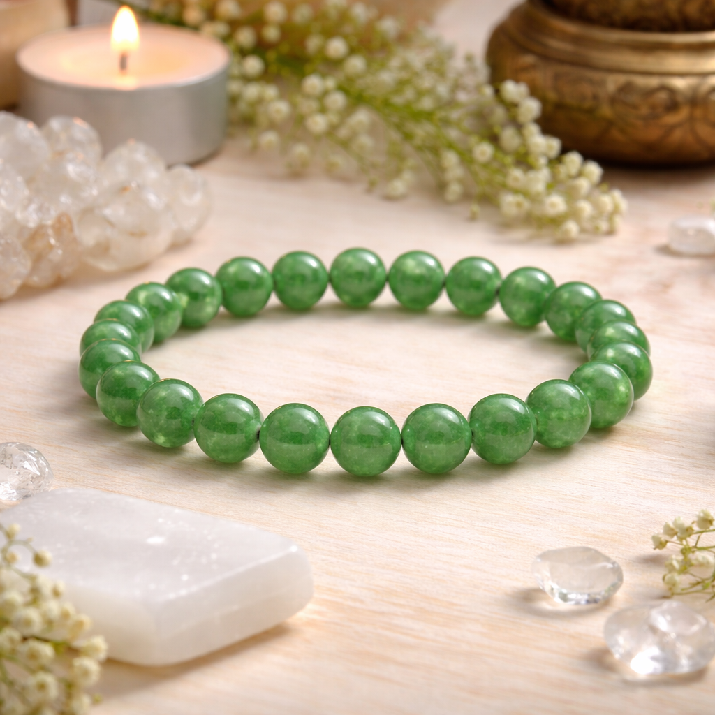 Natural Green Aventurine Bracelet - Energized by Astrologers AAA+ Original Quality Assured