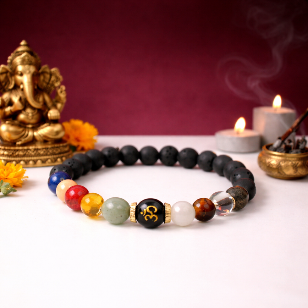 Navgrah Shanti Bracelet - Energized by Astrologers AAA+ Original Quality Assured