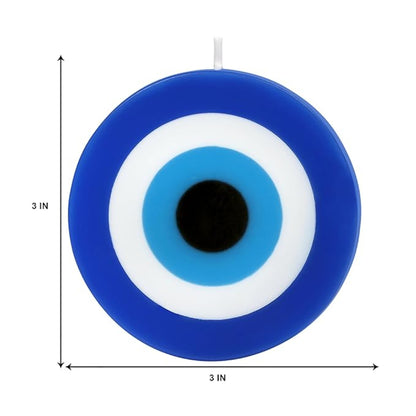 Evil Eye Nazar Protection Candle (Blue) (Pack of 2 Candles)