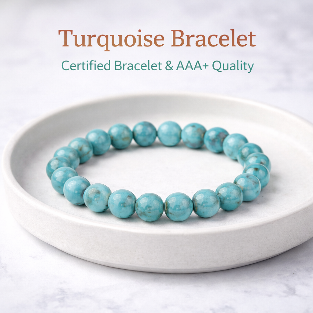 Turquoise bracelet - Energized by Astrologers AAA+ Original Quality Assured