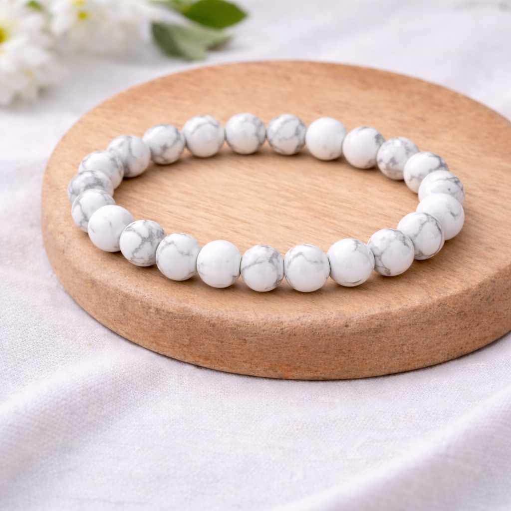 Natural Howlite Bracelet - Energized by Astrologers AAA+ Original Quality Assured