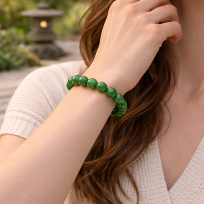 Green Aventurine Bracelet (AAA+ Quality Lab Certified)