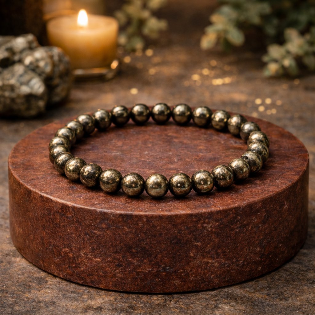 Raw Pyrite Bracelet(AAA+ Quality Lab Certified)