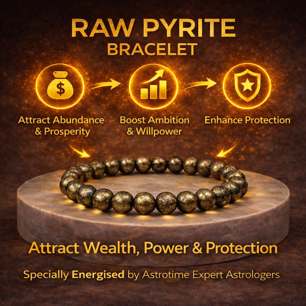 Raw Pyrite Bracelet(AAA+ Quality Lab Certified)