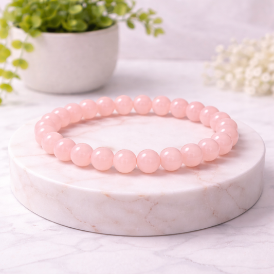 Love and Relationship Bracelet (Rose Quartz Bracelet) (AAA+ and  Quality Lab Certified)