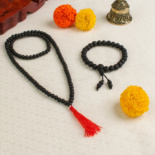 108+1 Beads Karungali Prayer Necklace