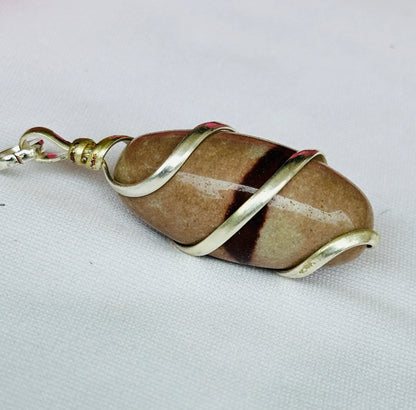 🕉️ Narmadeshwar Shivling Stone Pendant – Abhimantrit
