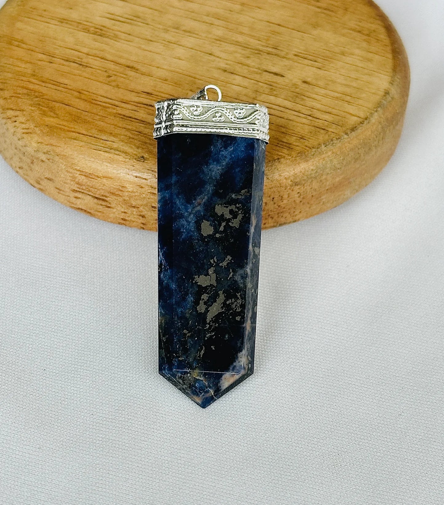 Sodalite Seven Chakra Pendant - Abhimantrit & Certified