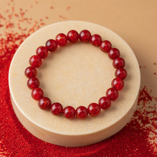 Radiant Energy Bracelet – Red Carnelian for Sun & Mars