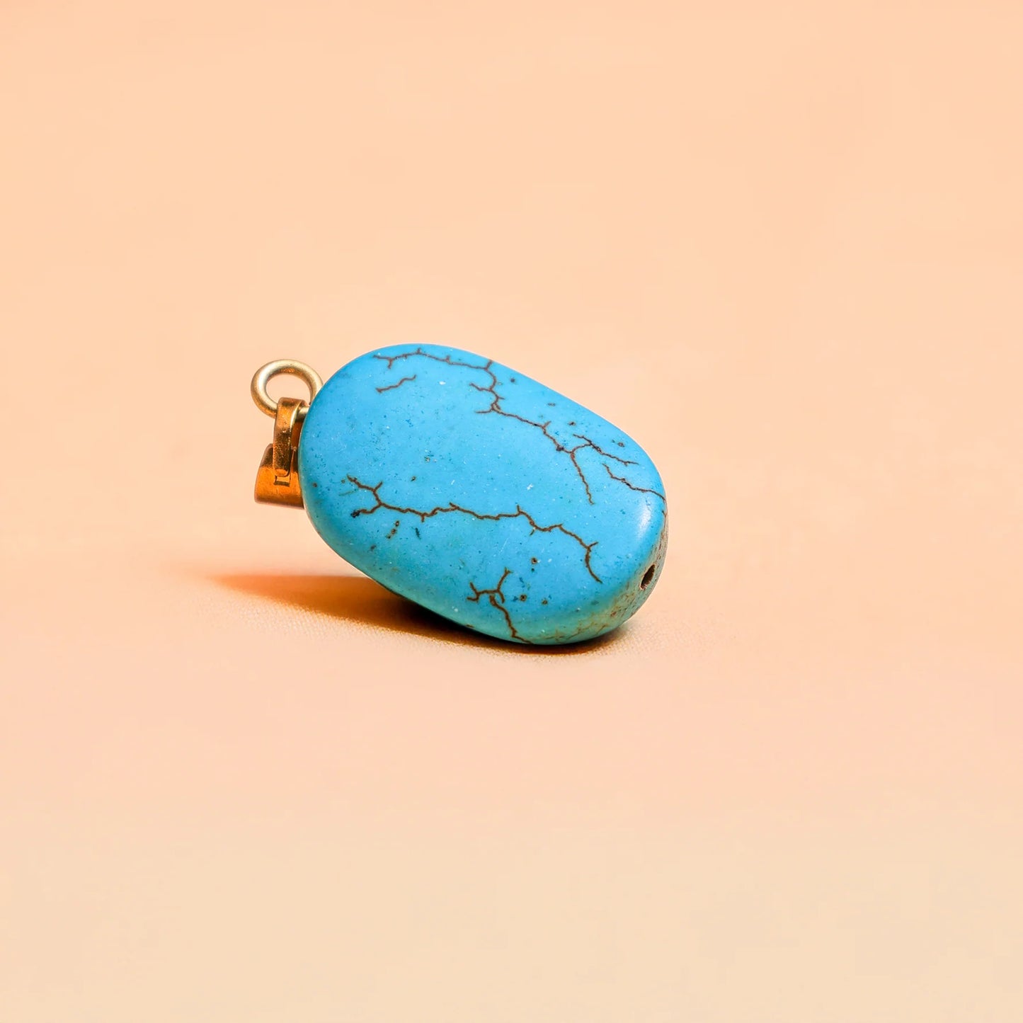 Natural Firoza Pendant – Abhimantrit & Certified for Protection & Prosperity