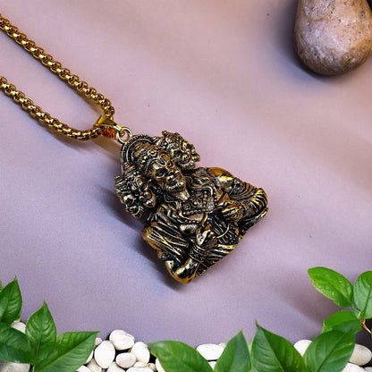 🔱 Panchmukhi Hanuman Ji Pendant – Abhimantrit