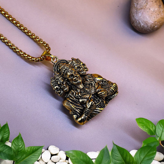 🔱 Panchmukhi Hanuman Ji Pendant – Abhimantrit