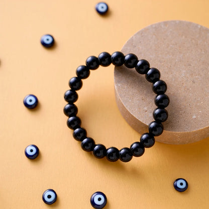 Black Tourmaline Bracelet (Abhimantrit & Certified)