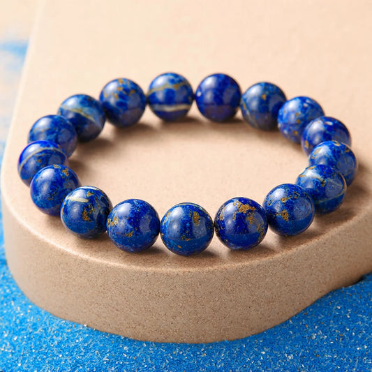 🌟 Lapis Lazuli Bracelet (Abhimantrit & Certified)