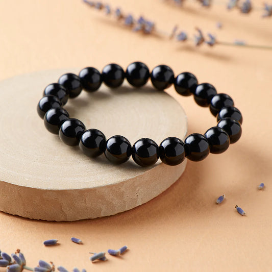 Black Tourmaline Bracelet (Abhimantrit & Certified)